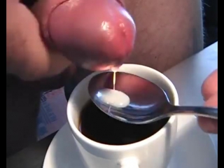 coffee and... cum?