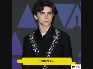 chalamet style