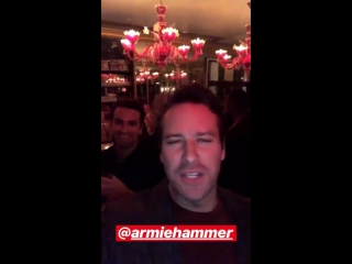 armie gq march cover dinner (for timoth e) in la.